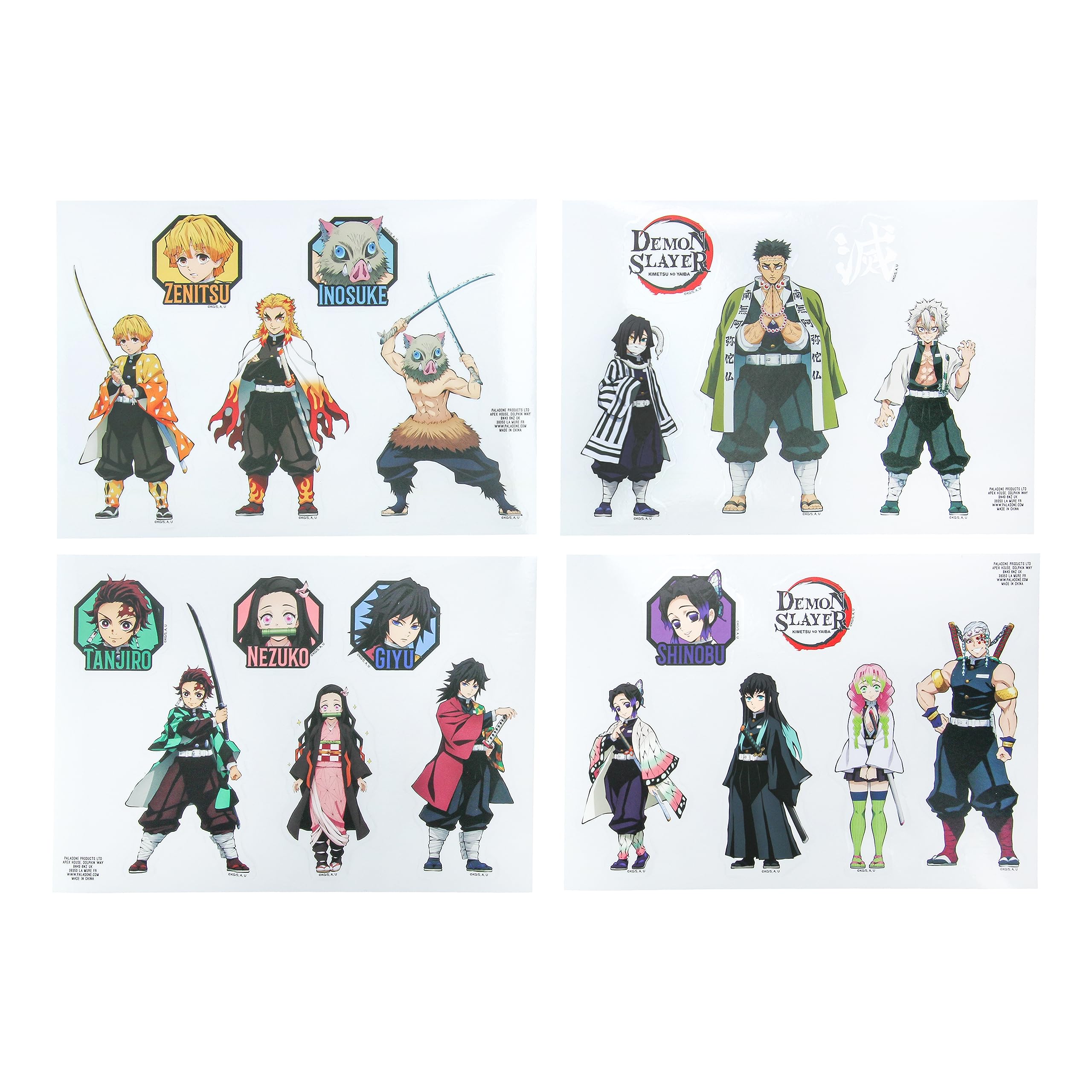 Paladone Demon Slayer Gadget Sticker 22 Aufkleber