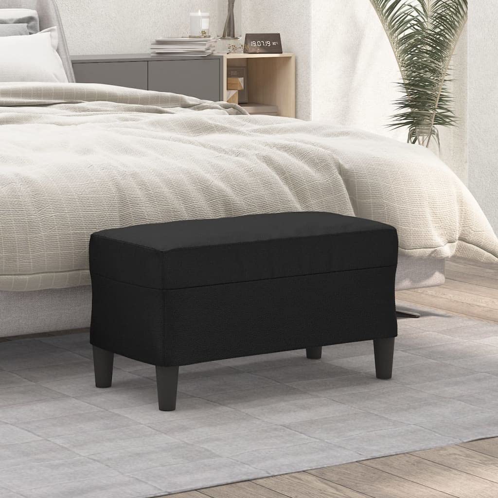vidaXL Möbel Sitzbank Polsterbank Schwarz 100x35x41 Kunstleder