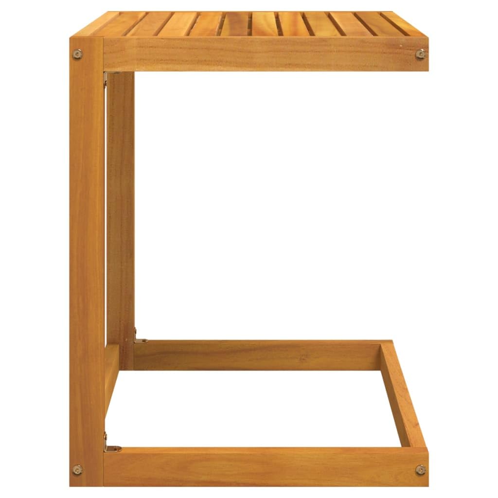 vidaXL Heim & Garten C-Tisch Akazie 42x40x50 cm Beistelltisch