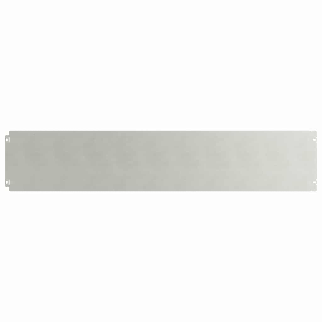vidaXL Heim & Garten Raseneinfassung 20x103 cm Silber 10 Stk.