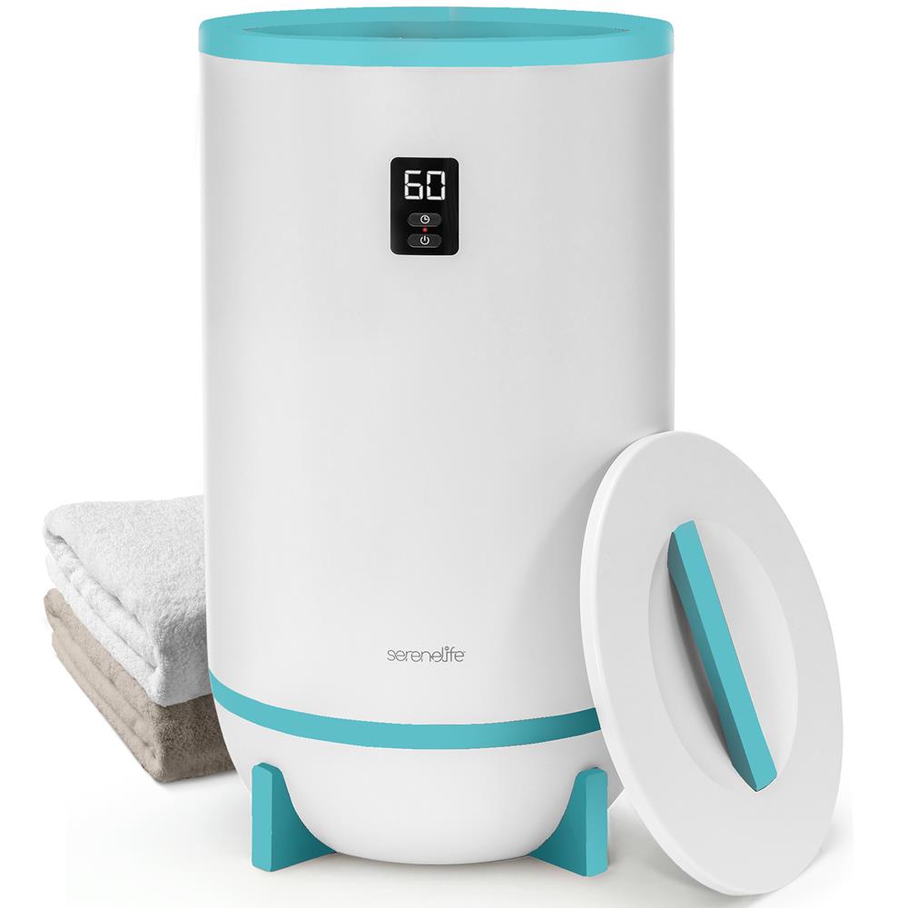 Serenelife Towel Warmers Handtuchwärmer Blau 20L mit Timer