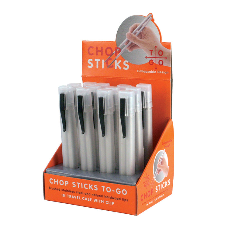 Kikkerland On-The-Go Travel Chopsticks Essstäbchen Etui