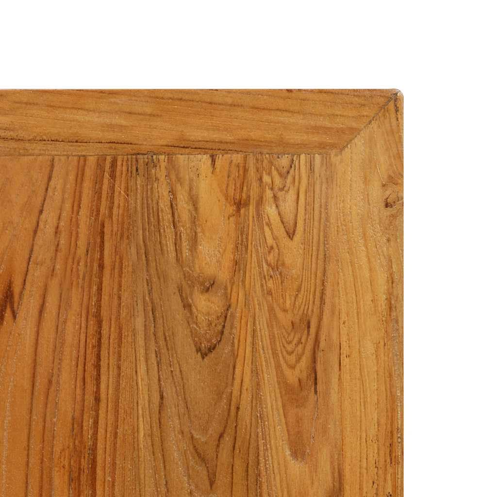 vidaXL Möbel Bartisch Teak 60x60x107cm Stahl Stehtisch