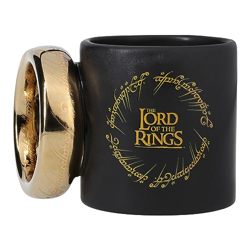 Paladone Herr der Ringe Eine Ring Becher 500 ml Keramik gold
