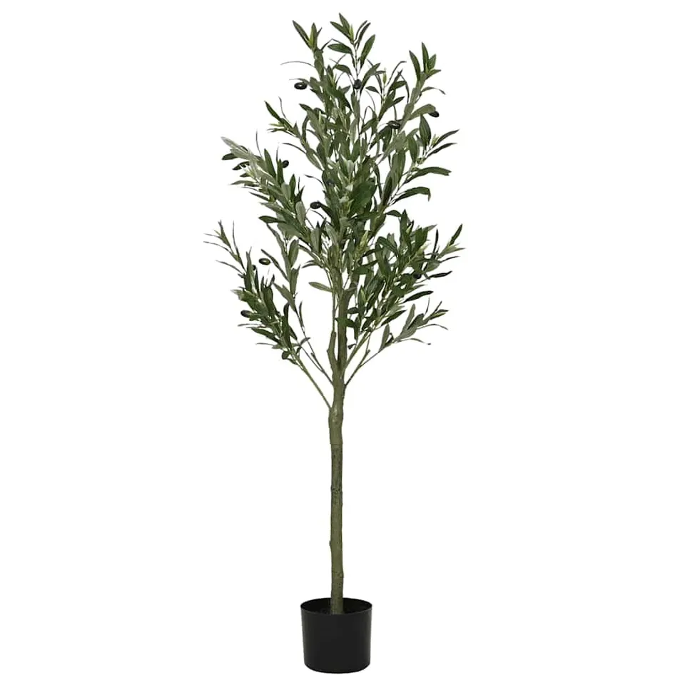 vidaXL Heim & Garten Olivenbaum künstlich 120 cm grün 450 Blätter