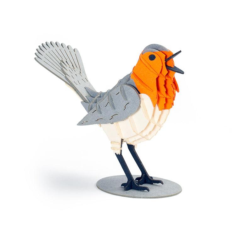 Kikkerland Play Robin 3D Puzzle Vogel Rotkehlchen
