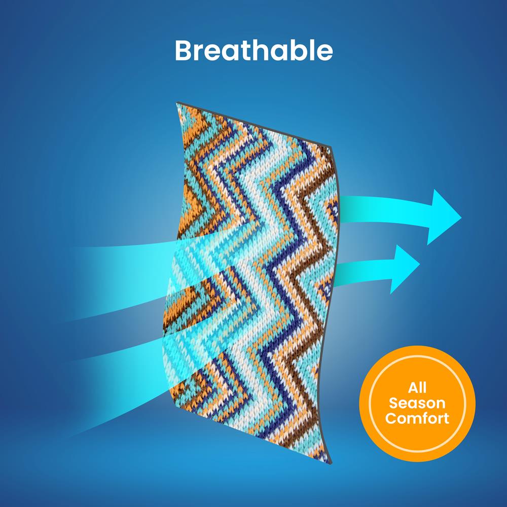 Serenelife Furniture Boho Decke 127x170 cm Acryl Quasten