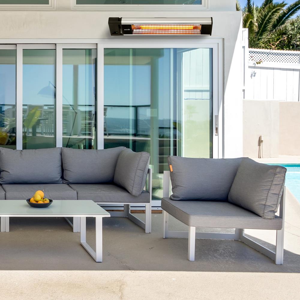 Serenelife Heater Terrassenheizstrahler 1500W Wand Fernbedienung
