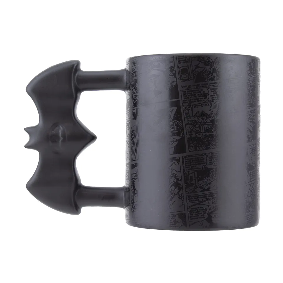 Paladone Drinkware Batman Becher Modern Batarang-Griff 450 ml schwarz