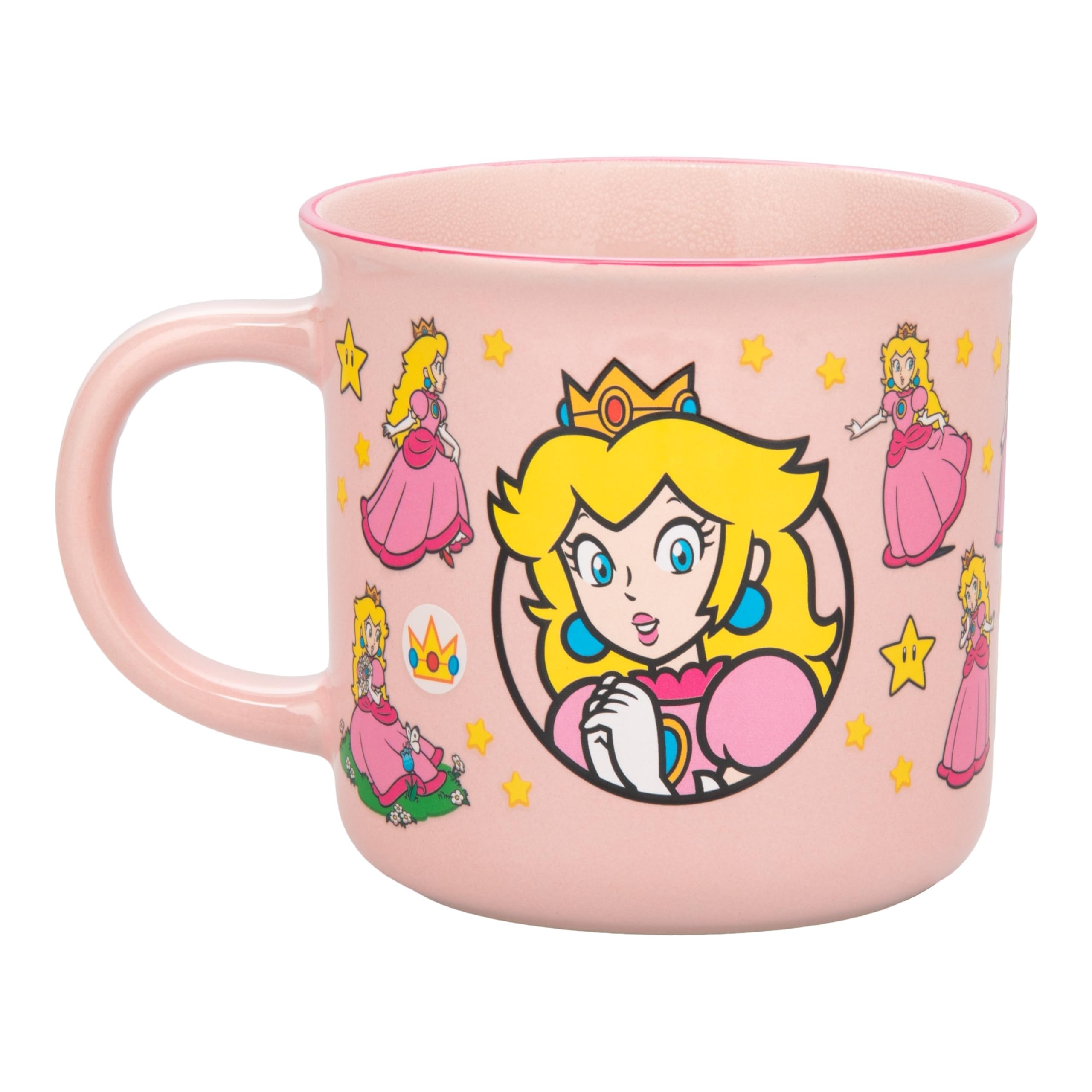 Paladone Super Mario Peach Tasse 300 ml rosa Thermoeffekt Keramik
