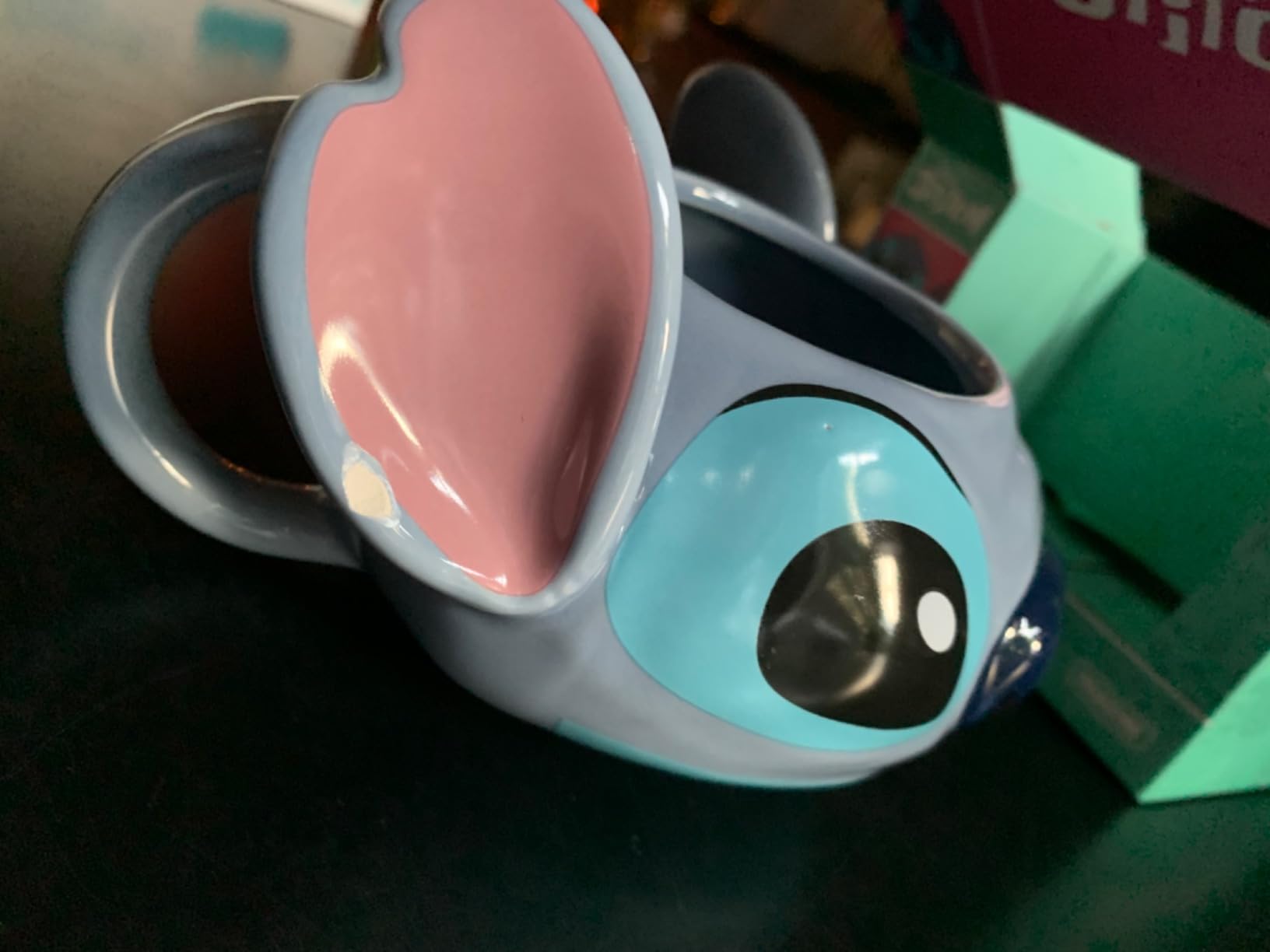 Paladone Stitch Tasse Keramiktasse 450 ml schwarz