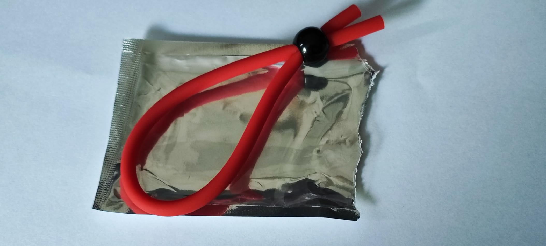 EIS Penisring verstellbar Silikon Cockring rot