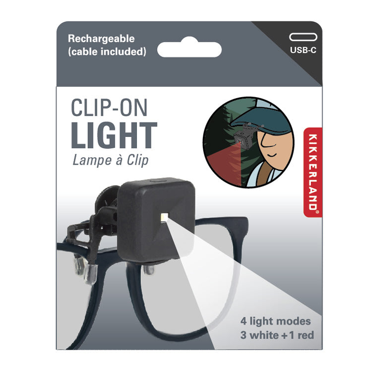 Kikkerland Clip-on Light Clip-Lampe LED aufladbar