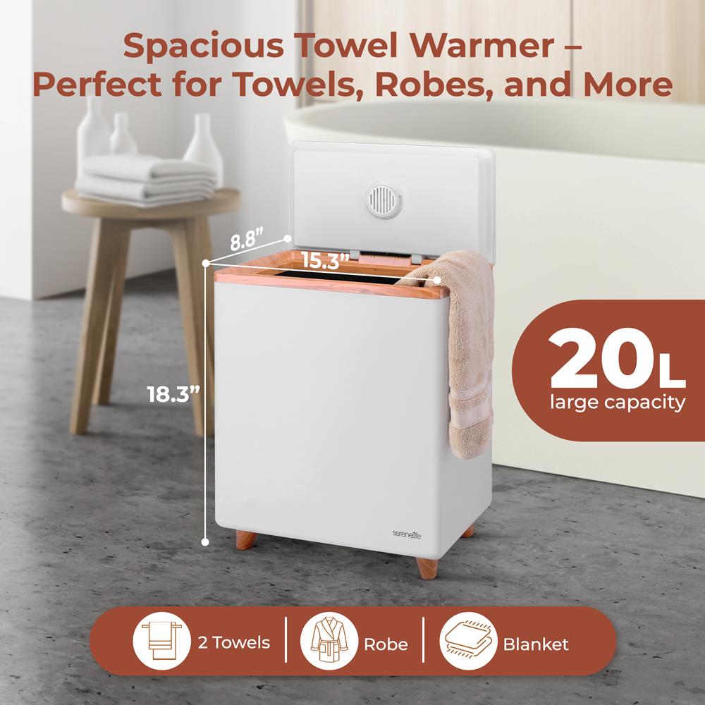 Serenelife Towel Warmers SLTLR660W Handtuchwärmer WiFi 20 L