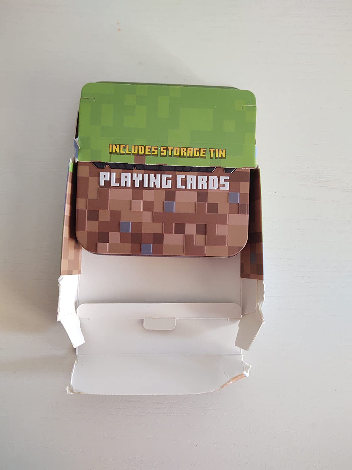 Paladone Minecraft Spielkarten Standarddeck mit Dose Geschenk