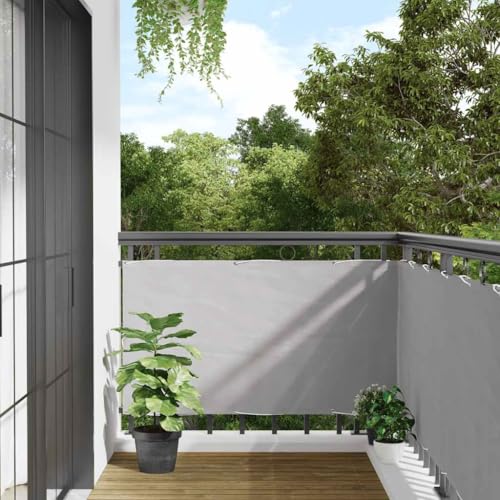 vidaXL Heim & Garten Sichtschutz Grau 700x90 cm wetterfest