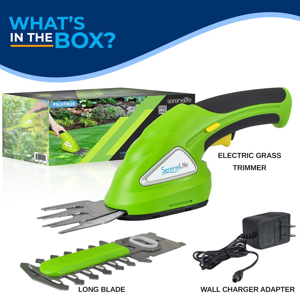 Serenelife Outdoor Grasschere Akku 3,6V 2-in-1 Set