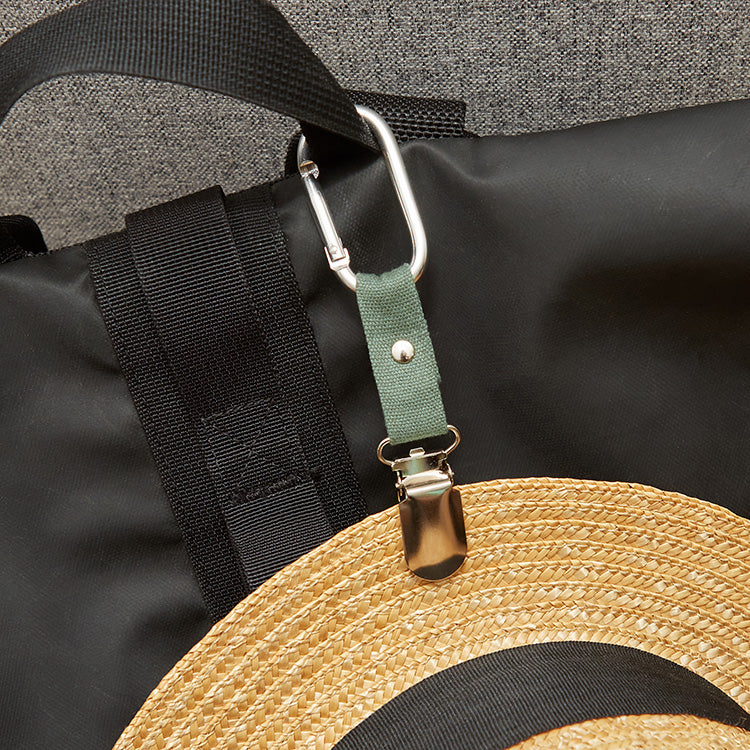 Kikkerland On-The-Go Travel Hat Clip Hutclip Karabiner