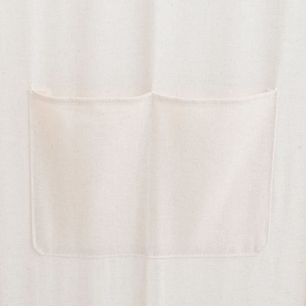 vidaXL Möbel Raumteiler Creme 5-teilig 200x170 cm Stoff
