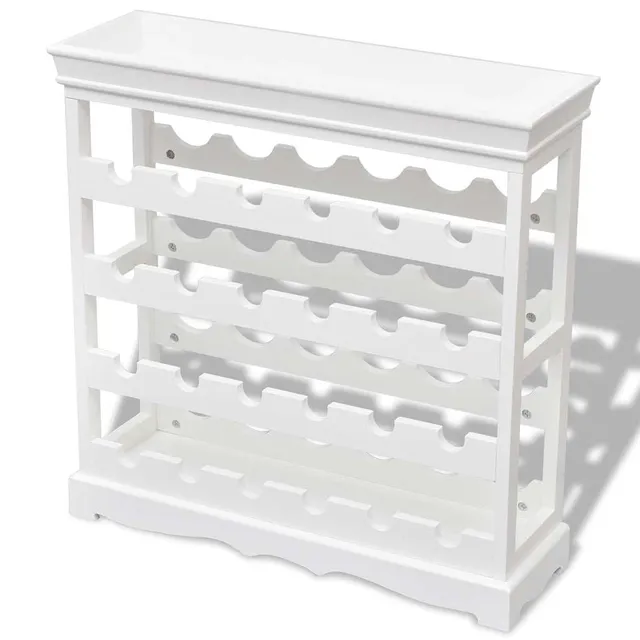 vidaXL Abreu Weinschrank Weiß für 24 Flaschen