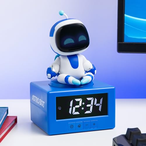 Paladone Astro Bot Wecker-Set 17cm Snooze Nachtlicht Gaming