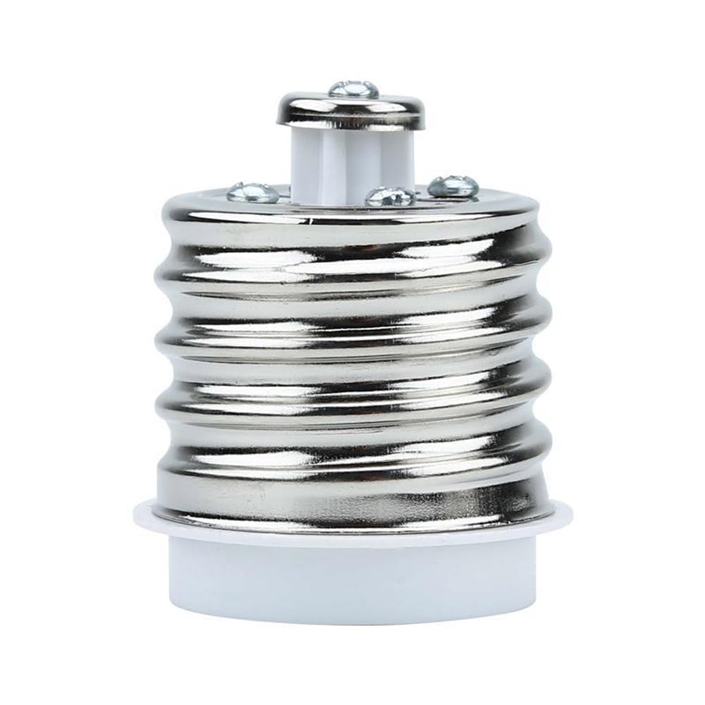 Intirilife Lampensockel Adapter E40 auf E27 4er Set weiß