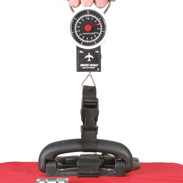Kikkerland On-The-Go Kofferwaage 35kg mit Maßband