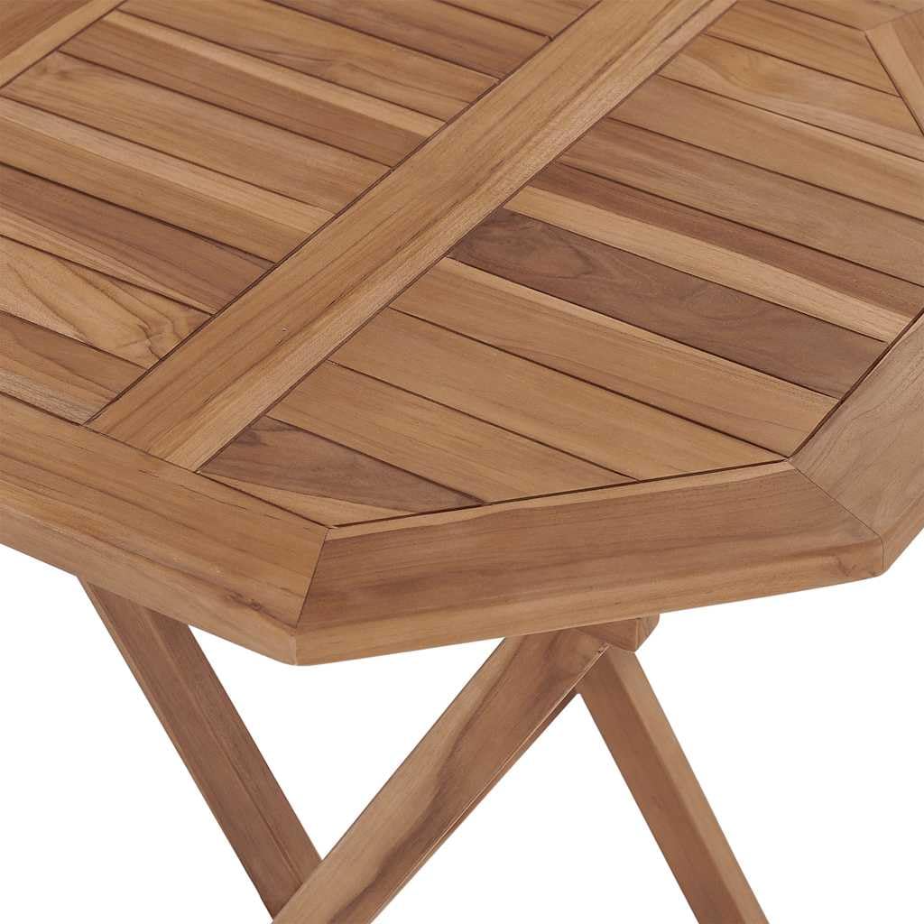 vidaXL 3-tlg. Garten-Essgruppe Teak Massivholz klappbar