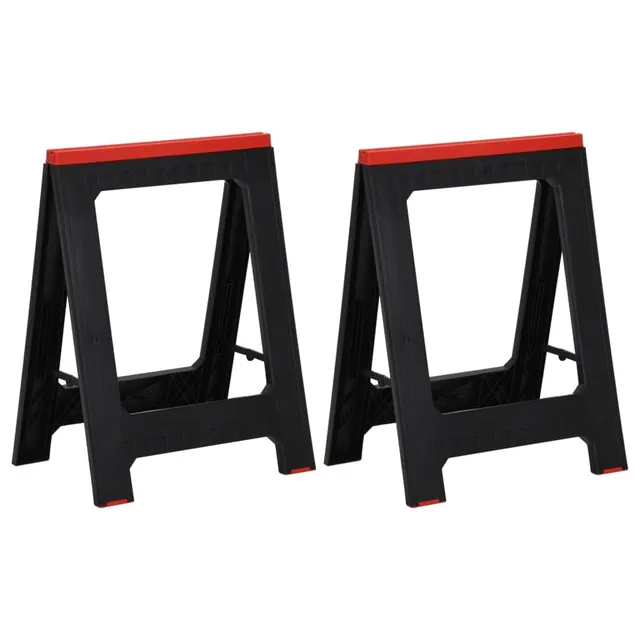 vidaXL Arbeitsböcke 2 Stk Klappbar 350kg Polypropylen