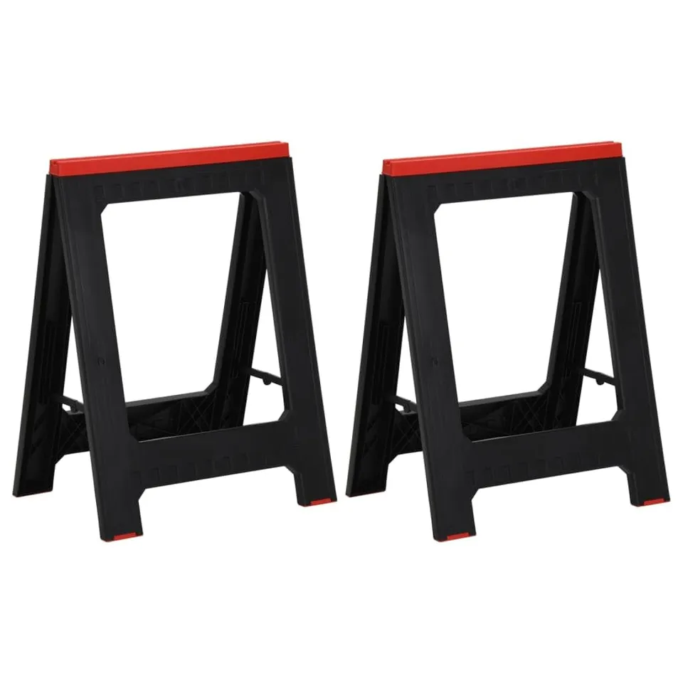 vidaXL Arbeitsböcke 2 Stk Klappbar 350kg Polypropylen