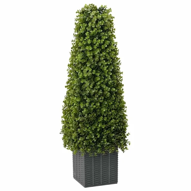 vidaXL Heim & Garten Eukalyptus Turm Kunstpflanze grün 90 cm UV