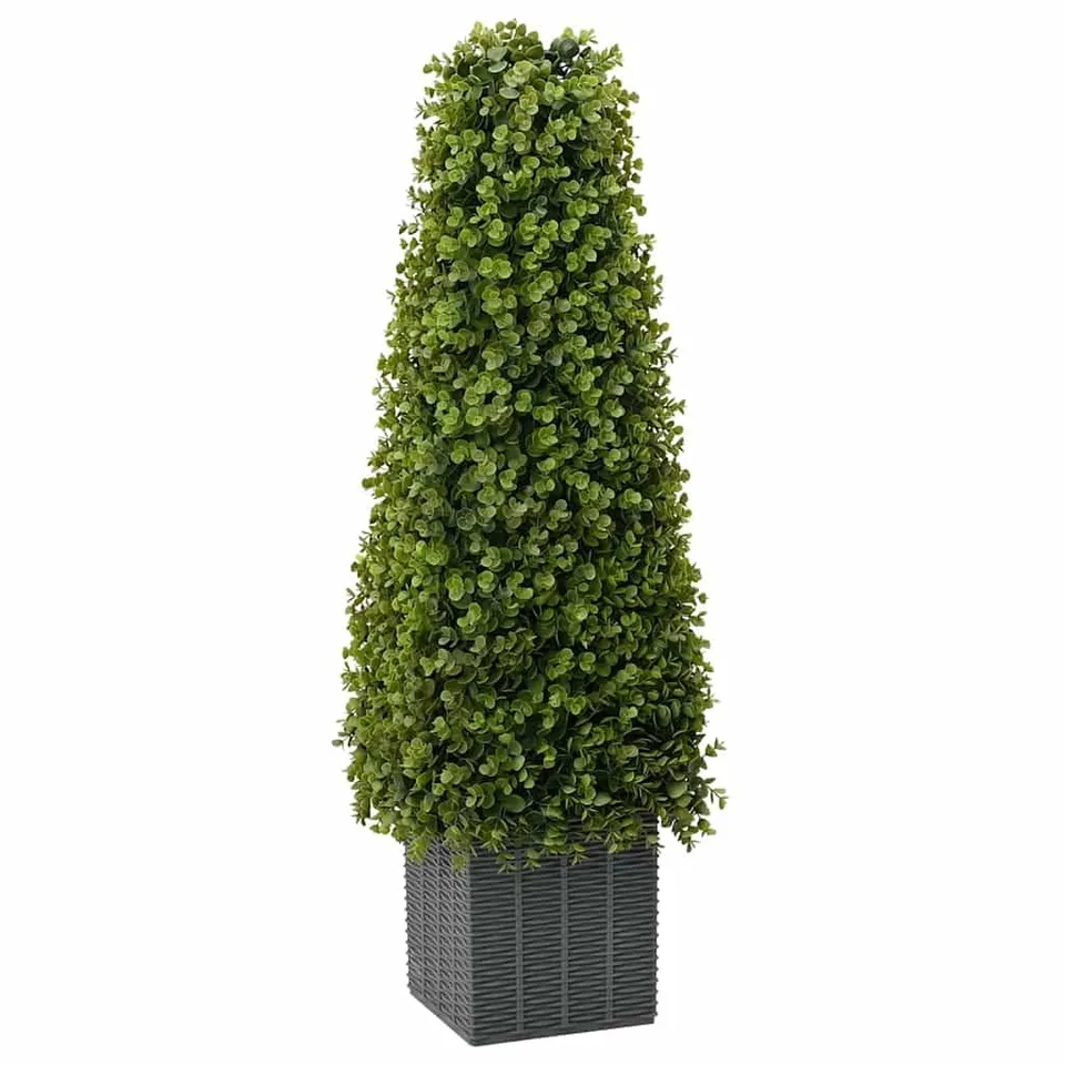vidaXL Heim & Garten Eukalyptus Turm Kunstpflanze grün 90 cm UV
