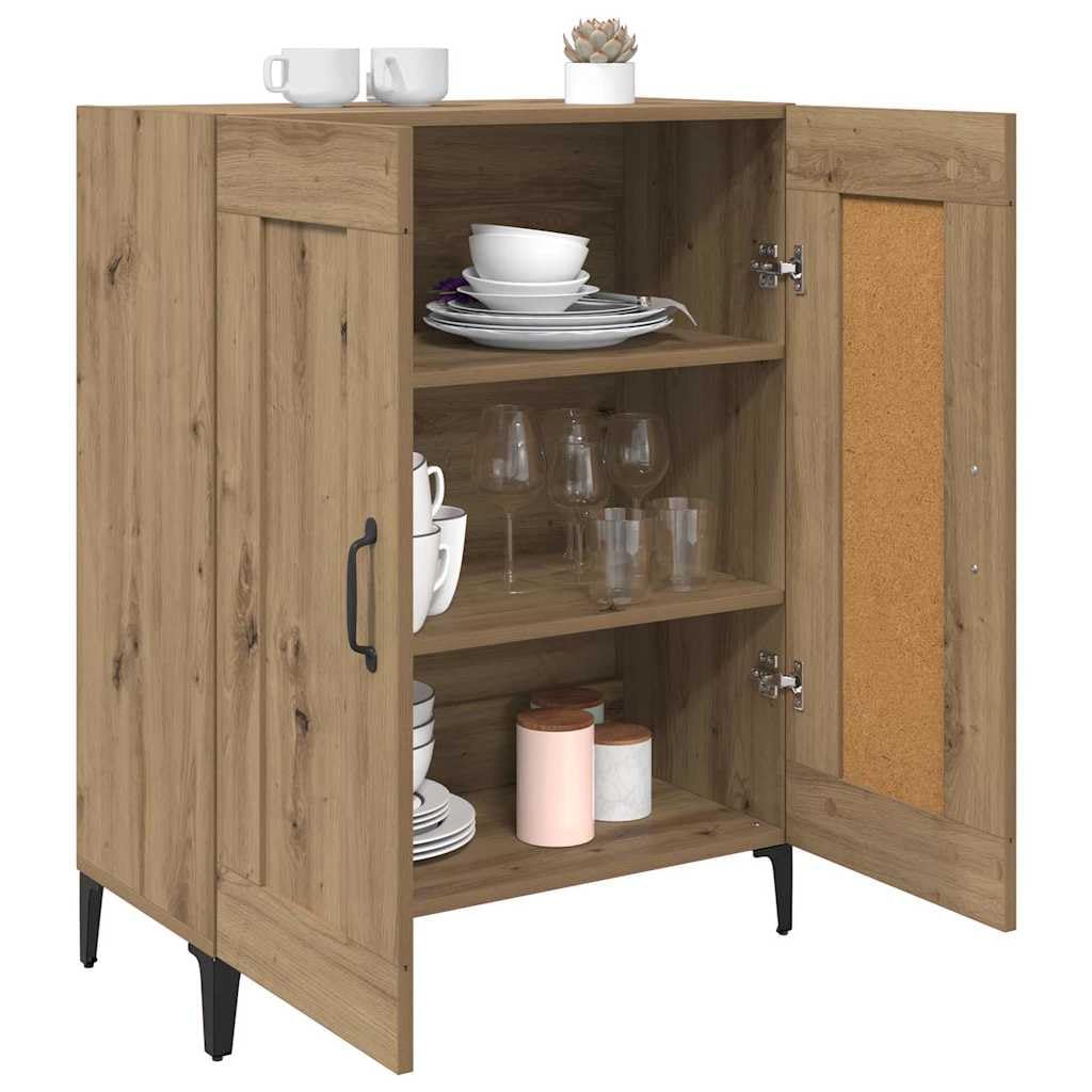 vidaXL Sideboard Weiß 69,5x34x90cm Holzwerkstoff Fächer
