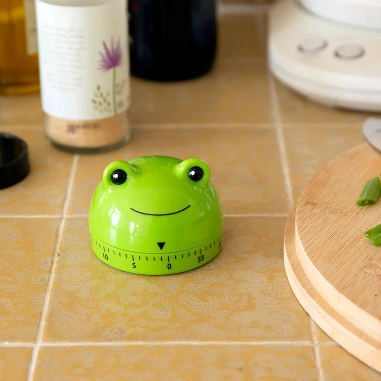 Kikkerland Frosch Küchentimer mechanisch 60 Minuten