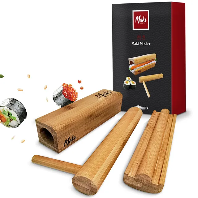 Mikamax Maki Master Sushi Maker Bambus DIY Sushi Set