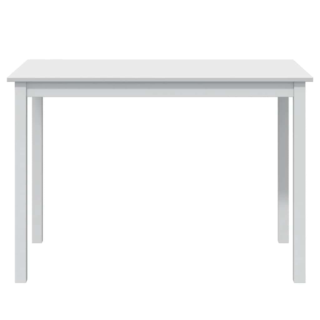 vidaXL Heim & Garten 5-tlg. Essgruppe Esstischset weiß Massivholz