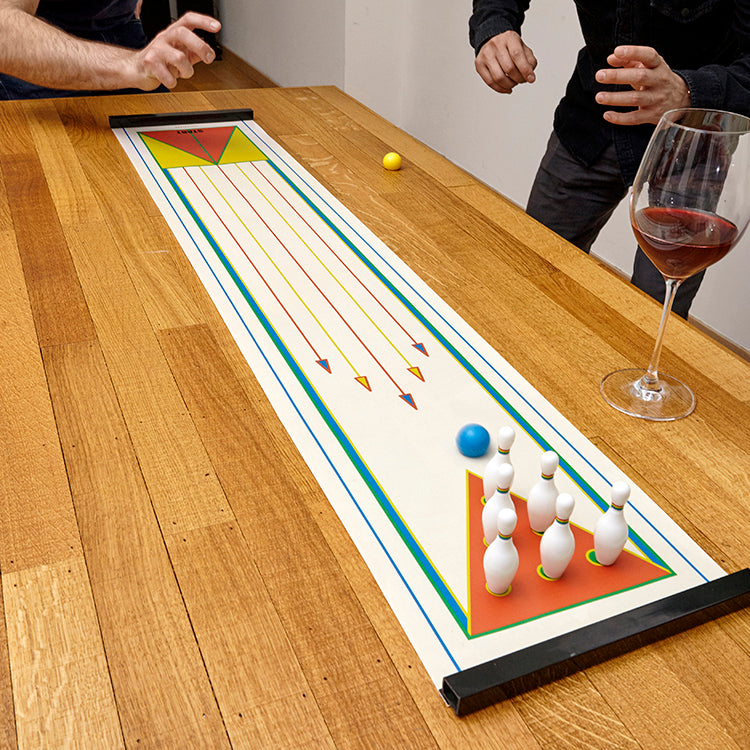 Kikkerland Play Tabletop Bowling Tisch-Bowlingspiel