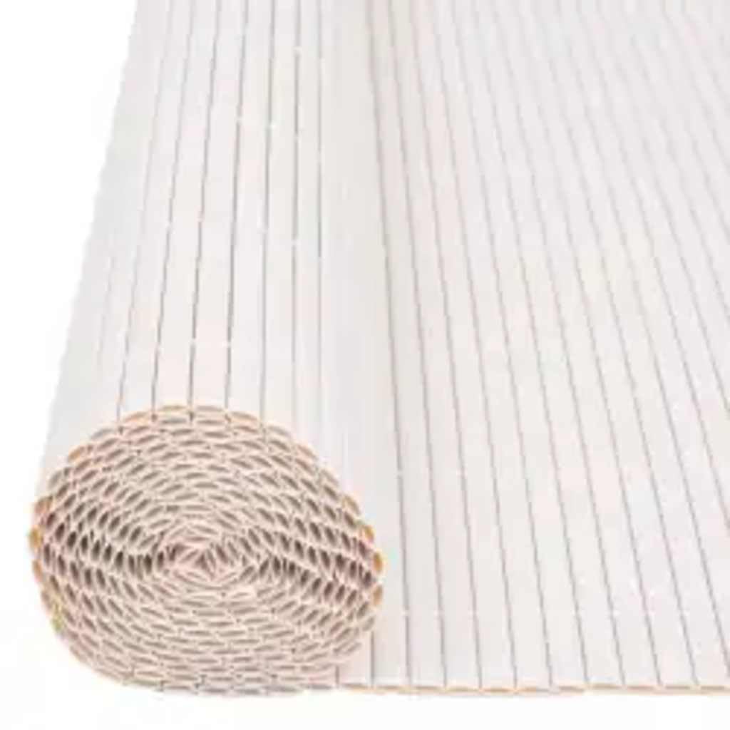 vidaXL Heim & Garten Sichtschutz 90x400 cm Weiß PVC