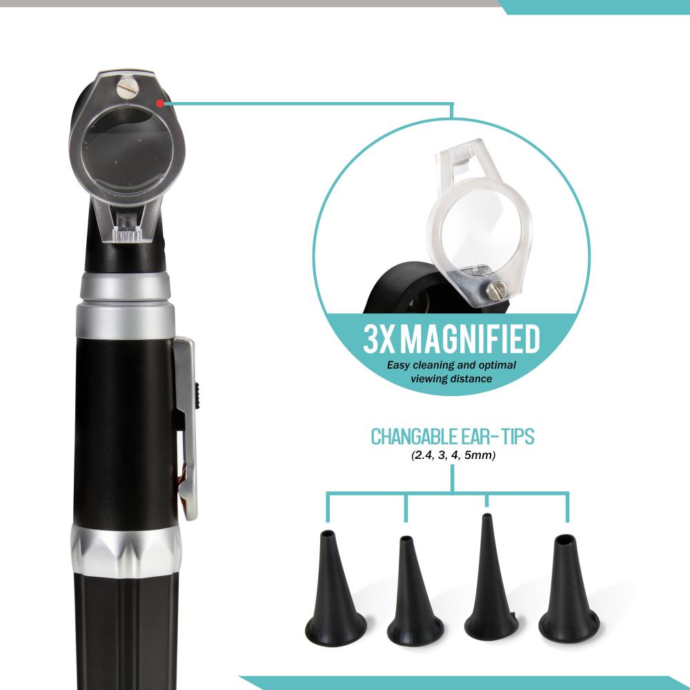 Serenelife Health Otoskop Ophthalmoskop Set LED 2in1