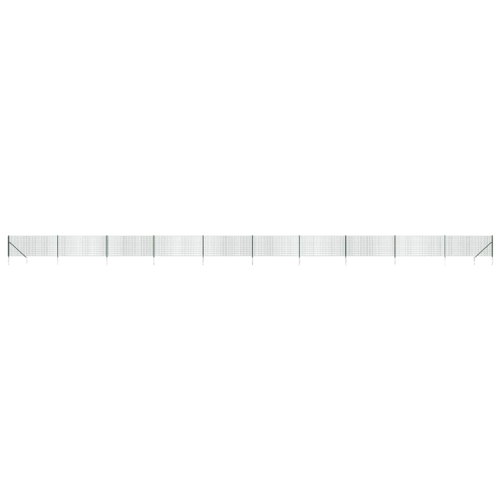vidaXL Heim & Garten Maschendrahtzaun 0,8x10 m Anthrazit PVC