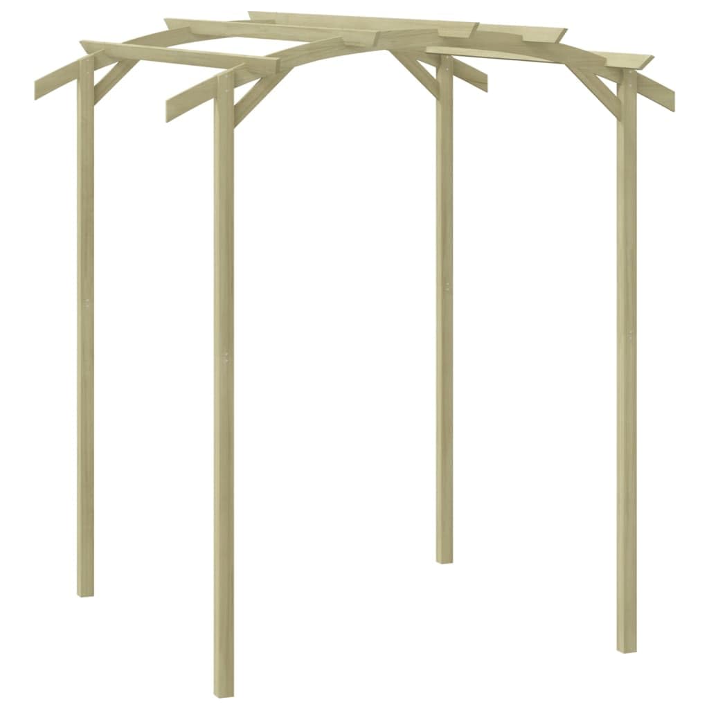vidaXL Garten-Pergola Kiefernholz imprägniert 180x197x210 cm