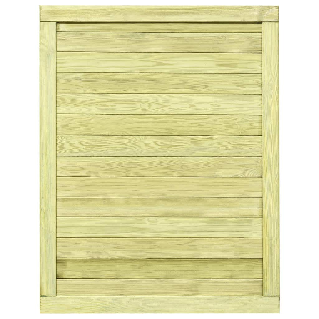vidaXL Gartentor Kiefernholz 125x100 cm imprägniert