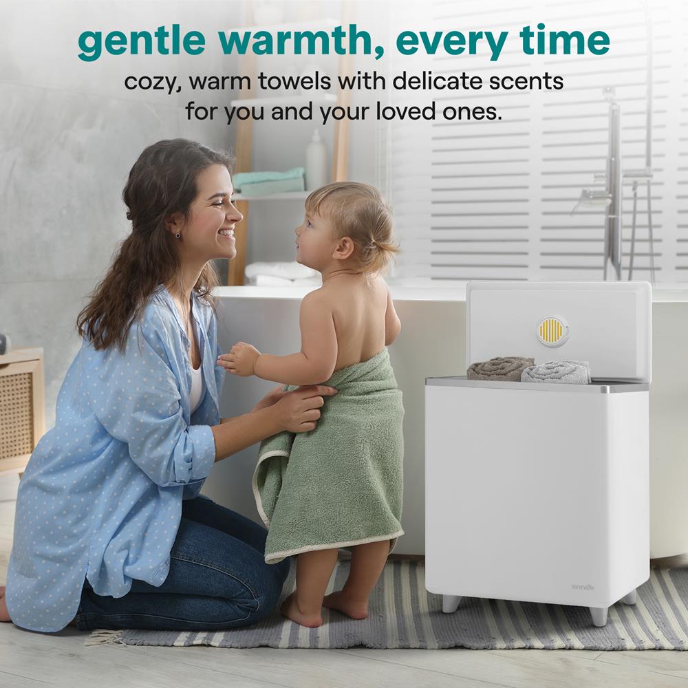 Serenelife Towel Warmers Handtuchwärmer 20L WiFi Silber