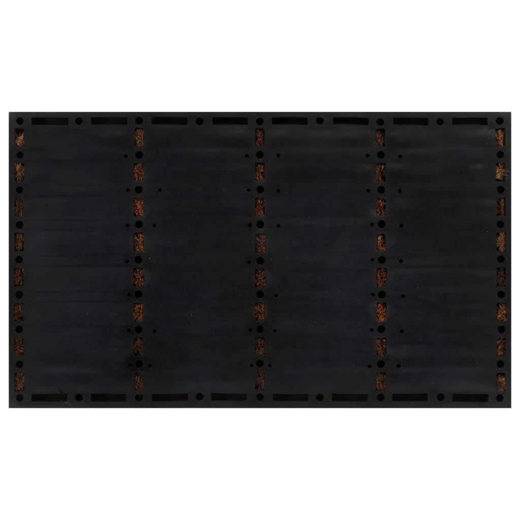 vidaXL Heim & Garten Fußmatte 45x75 cm rechteckig Kokos rutschfest