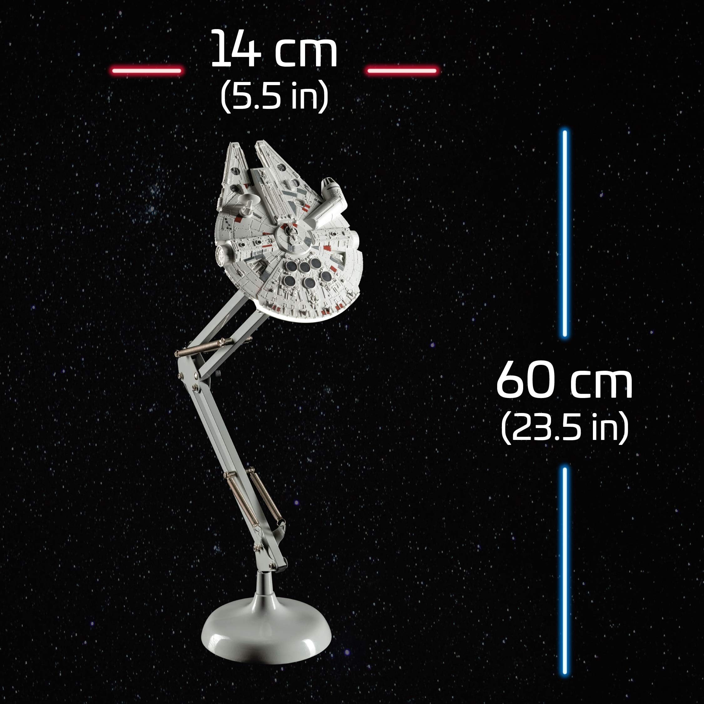 Paladone Millennium Falcon Schreibtischlampe USB 60cm