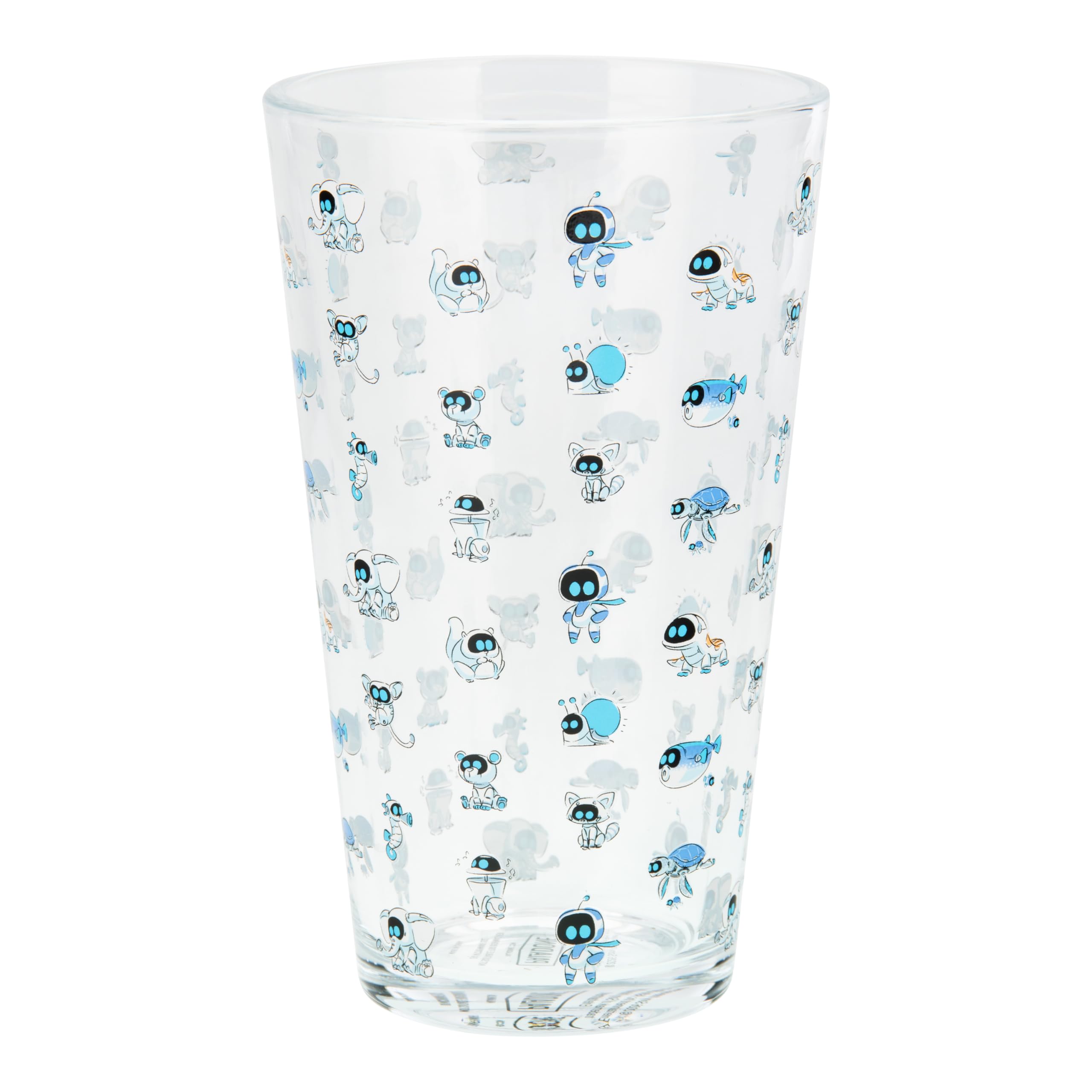 Paladone Astrobot Trinkglas 400 ml Glas mit Tier-Motiv
