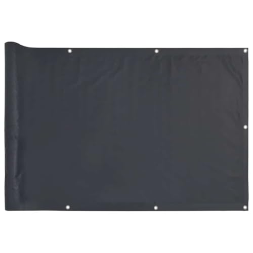 vidaXL Heim & Garten Sichtschutz Anthrazit 700x75 cm PVC