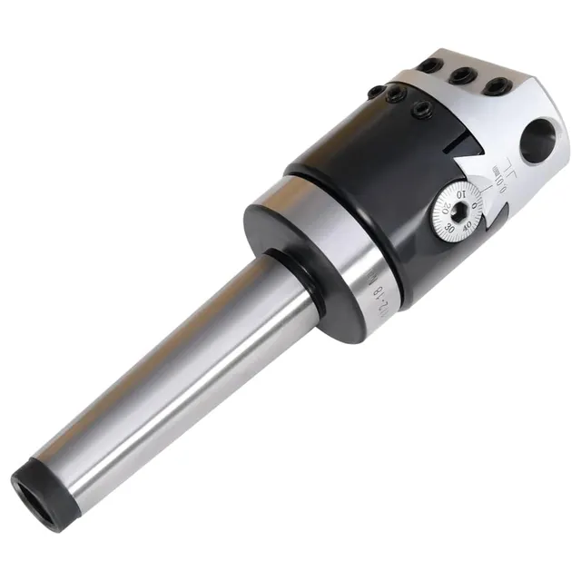 vidaXL Heimwerker Bohrkopf MT3 50mm Ausdrehkopf Stahl