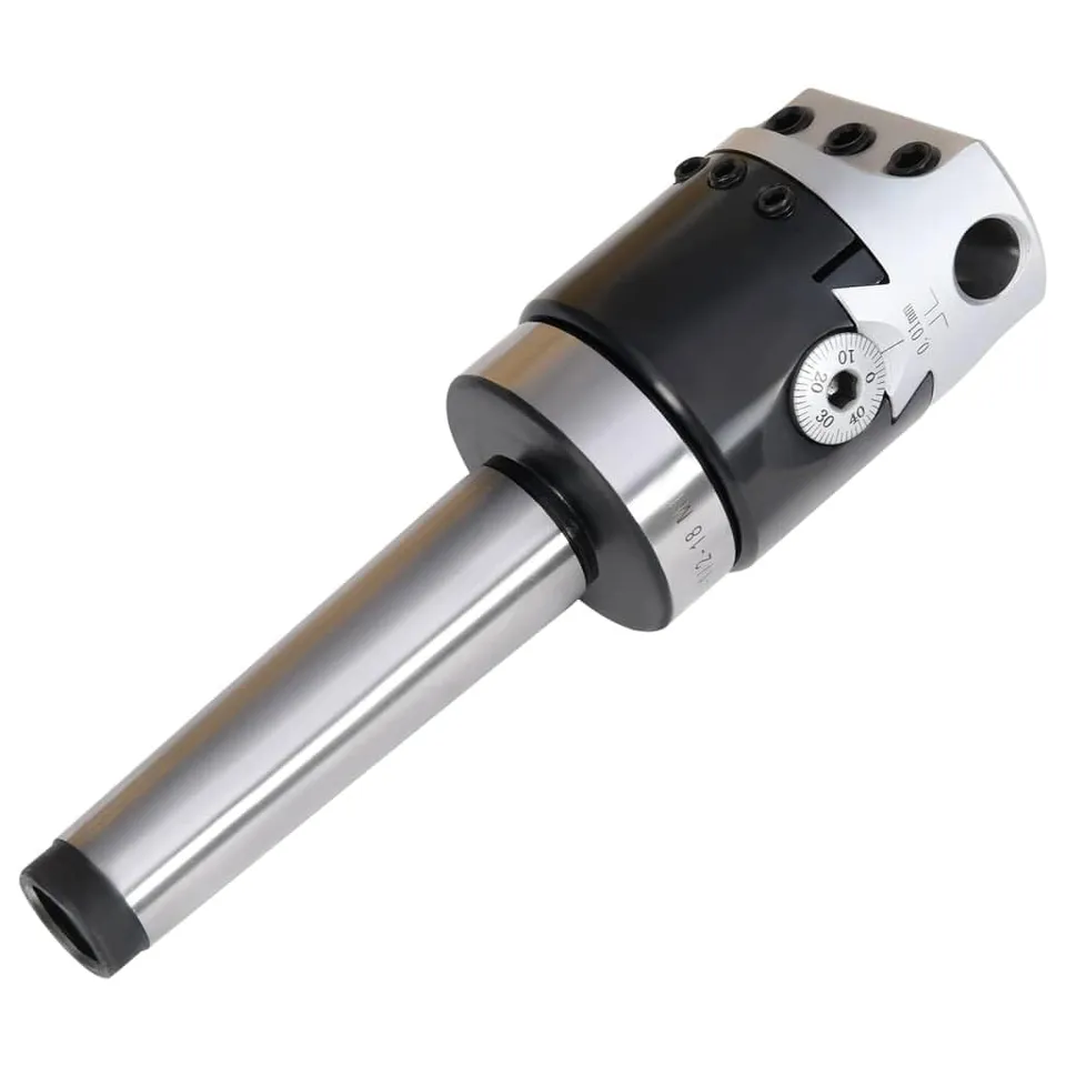 vidaXL Heimwerker Bohrkopf MT3 50mm Ausdrehkopf Stahl