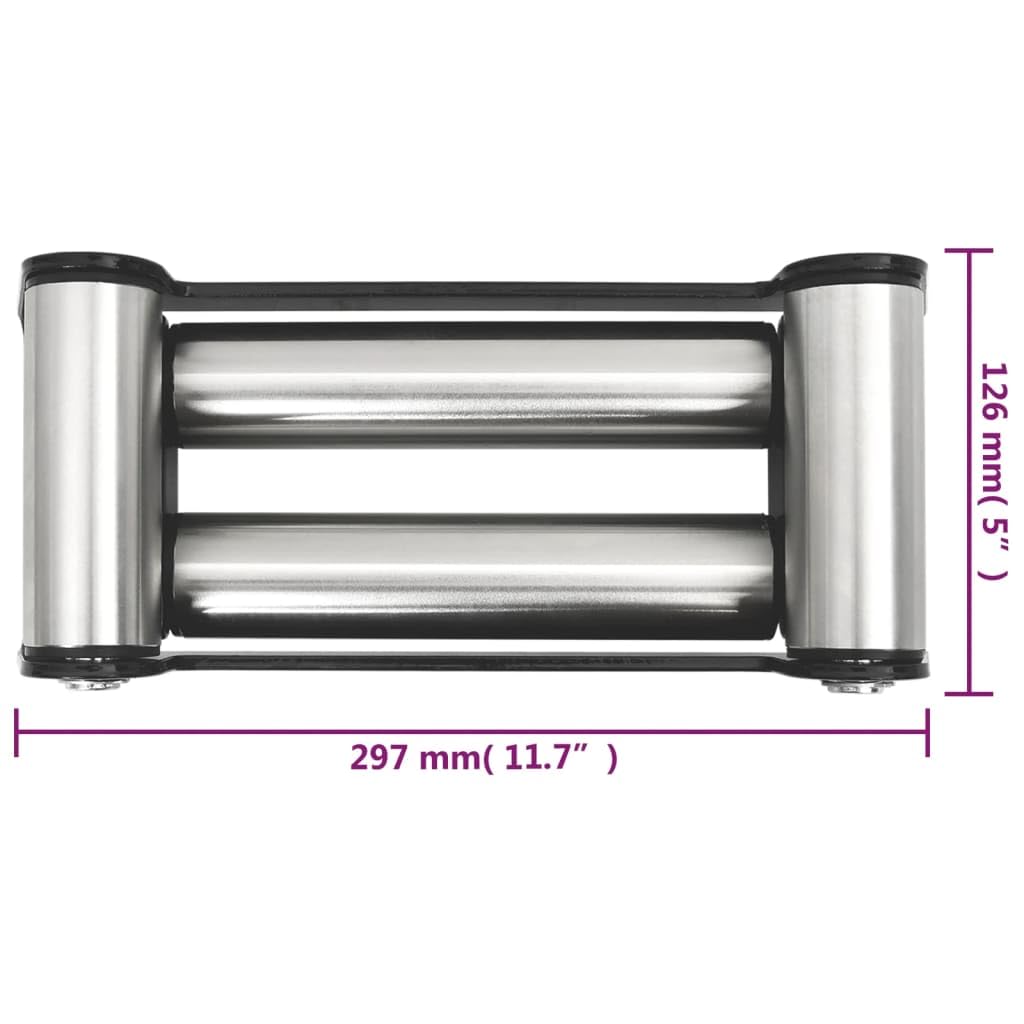 vidaXL 4-Wege-Rollenseilfenster 8000-13000 lbs Stahl Seilfenster